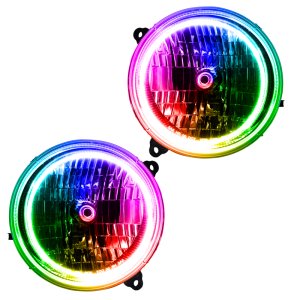 Jeep Liberty Headlight Assembly - ORACLE Lighting - ColorSHIFT w/ Simple Controller - `02-`04